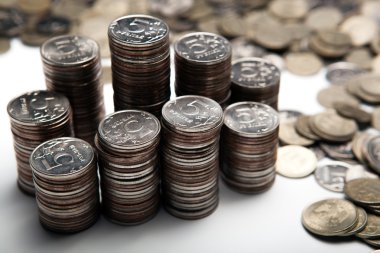 Beş-Rublesi sikke yığını çoğulluğu