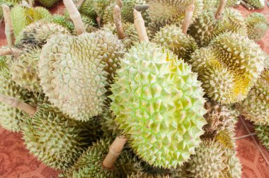 Asya meyve arka plan Durian kralı