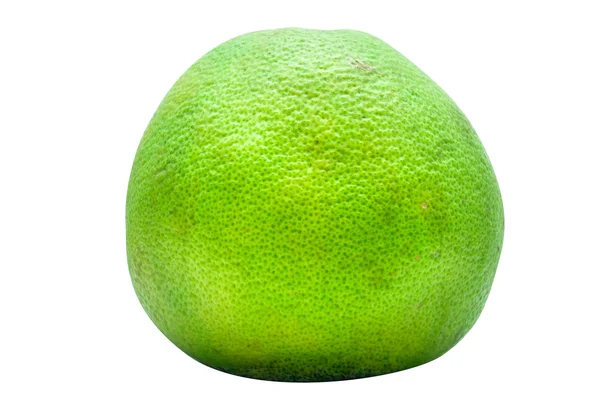 Beyaz adam yeşil pomelo meyve