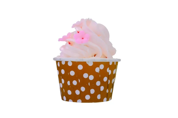 Cup cake isolate white background — Stock Photo, Image