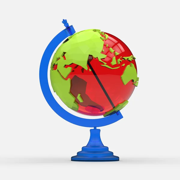 Colorful contemporary globe model. — Stock Photo, Image