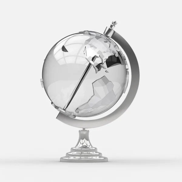 Zwart-wit hedendaagse Globe Model — Stockfoto