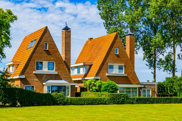 Όμορφη Κλασική Αρχιτεκτονική Στο Σπίτι Oosburg Zeeland Κάτω Χώρες — Φωτογραφία Αρχείου