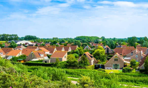 Landsbygd Breskens Vacker Och Populär Stad Zeeland Nederländerna Royaltyfria Stockfoton