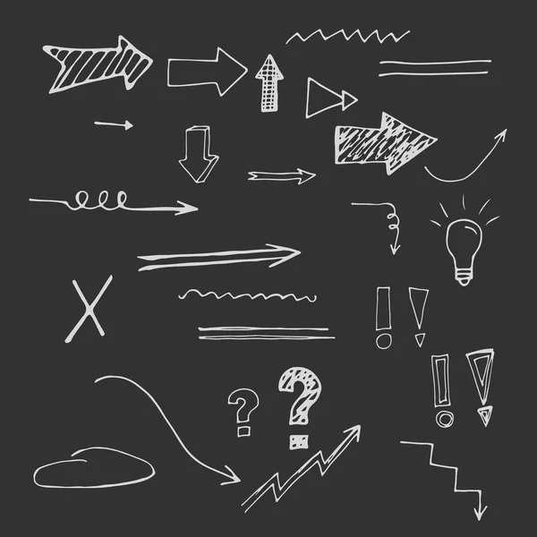 Oklar ve işaretler ayarlayın. EPS 8.