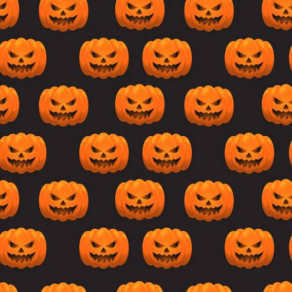 Dynie Halloween wzór. EPS 10. — Wektor stockowy