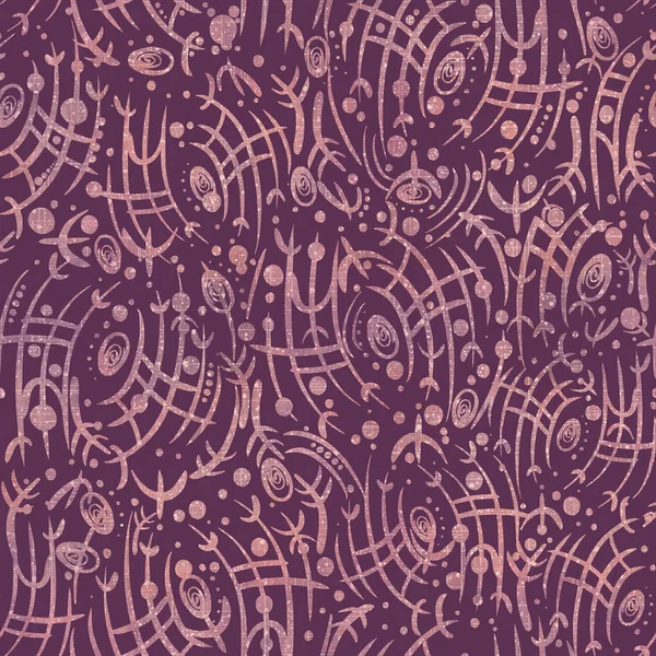 Abstract Seamless Pattern Dusty Pink Dark Purple Watercolor Splashes Glitter — Stock Photo, Image