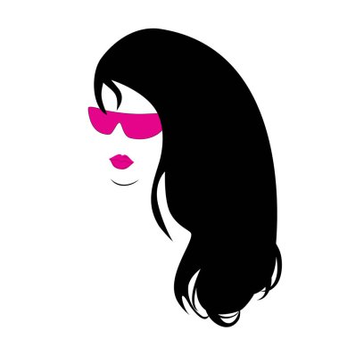 Kadın logosu minimalist resimleme