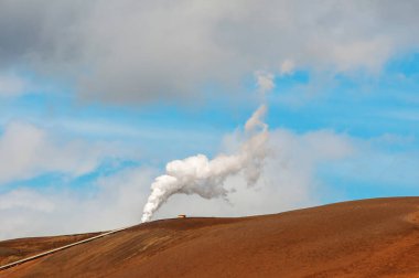 İzlanda 'daki jeotermal enerji santrali, Buz Ülkesi