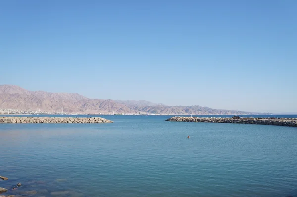 Vista al golfo de Eilat y Aqaba —  Fotos de Stock