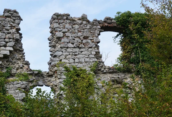 Ruínas do castelo de Soteska, Eslovénia Imagem De Stock