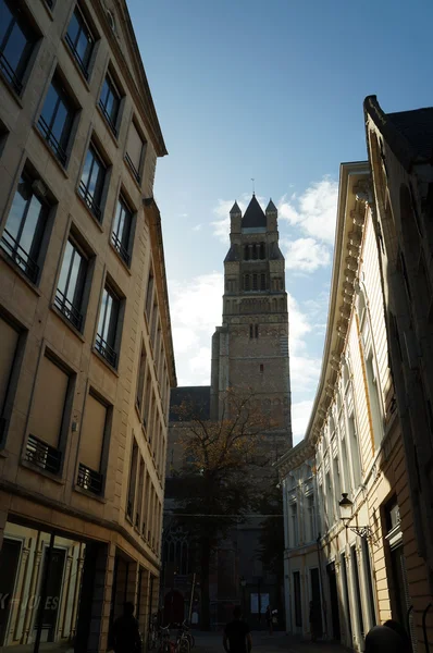 Edifícios góticos em Bruges — Fotografia de Stock