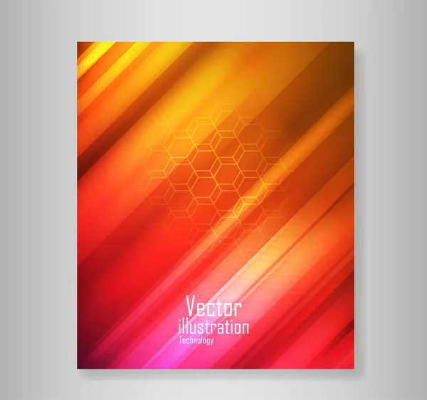Libro seis coving wave abstract vector backgrounds abstract, vecto — Vector de stock
