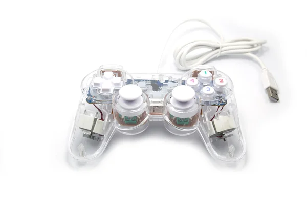 Controlador de vídeo game isolado no fundo branco — Fotografia de Stock