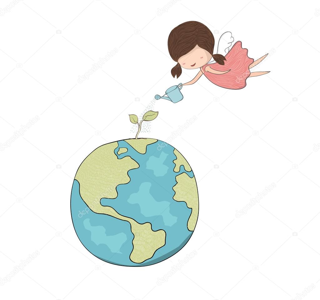 Rysunek Obraz Rysunek Aniola Dziewczyny