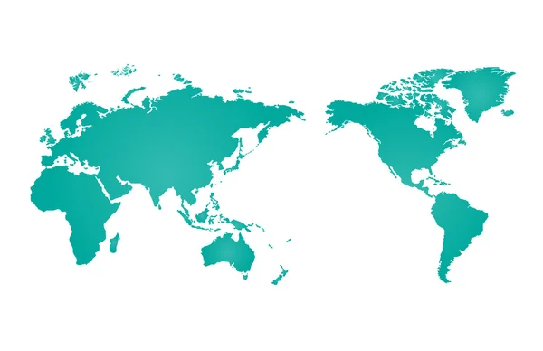 Παγκόσμιος Χάρτης του διανύσματος, εικονογράφηση φορέας — Διανυσματικό Αρχείο