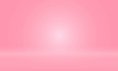 Soyut pembe mercan gradyan arka plan boş uzay stüdyosu ürün reklam web sitesi vektör tasarımı için
