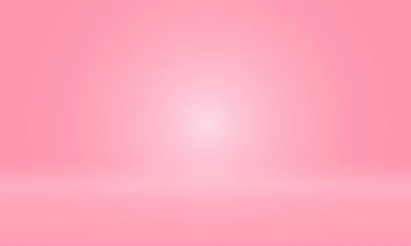 Abstract Pink Coral Gradient Background Empty Space Studio Room Display — Stock Vector
