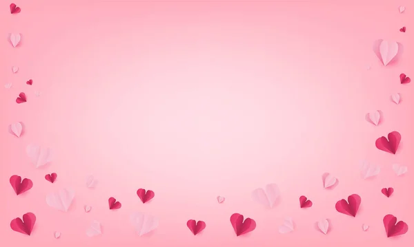 Frohe Valentinstage Hintergrund Vektorillustration — Stockvektor