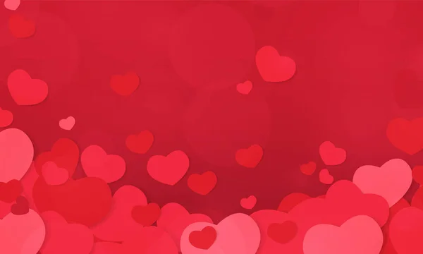 Frohe Valentinstage Hintergrund Vektorillustration — Stockvektor