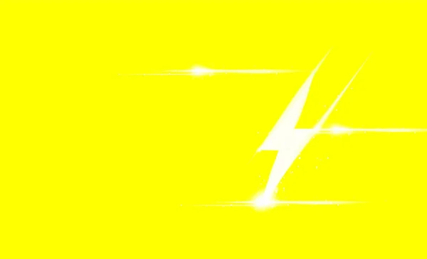 Аннотация Yellow Speed Lightning Bolt Out Technology Background Hitech Communication — стоковый вектор