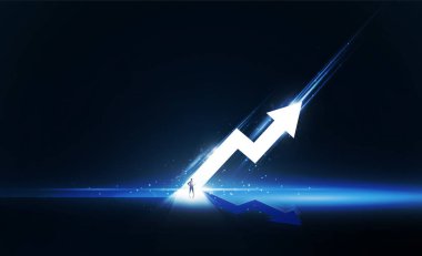 Soyut Anahtar Kapısı açık teknoloji arka planı Hitech iletişim yenilik arka planı, vektör tasarımı