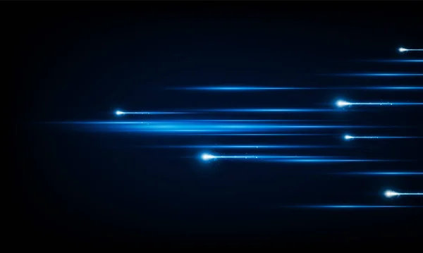 Concept Grande Vitesse Arrow Lumière Arrière Plan Technologique Hitech Communication — Image vectorielle
