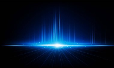 Soyut teknoloji arka planı Hitech iletişim kavramı yenilik arka planı, vektör illüstrasyonu