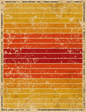 Yaz vintage, vektör çizim seti 