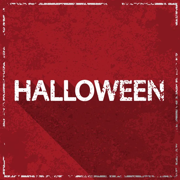 Halloween Grunge roter Hintergrund, Vektorillustration — Stockvektor