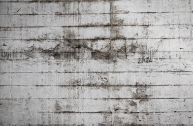 Eski kirli doku, gri duvar arkaplanı 