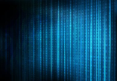 İngilizce kodu, vektör  