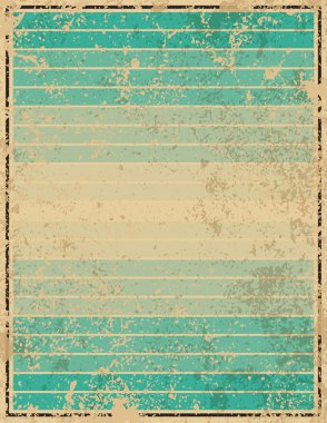 Yaz vintage, vektör çizim seti 