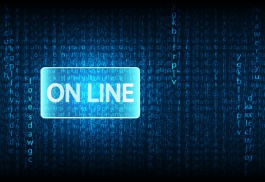 İngilizce kodu, vektör  