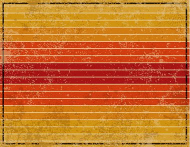 Yaz vintage, vektör çizim seti 