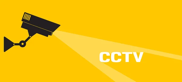 Cctv icon orange Vektor — Stockvektor