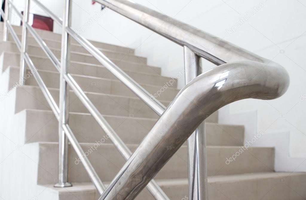 stairwell in a modern building 