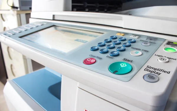 Büro hayatı, Faks, Fotokopi makinesi, Başlat düğmesini kapatın 