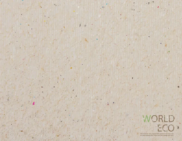 Dünya harita geri dönüştürülmüş kağıt el sanatları sopa beyaz zemin üzerine