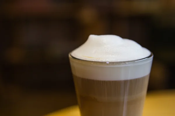 Tasse Kaffee im Coffeeshop Vintage Farbe — Stockfoto
