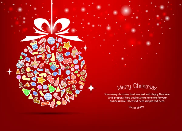 Icône vectorielle de l'arbre de Noël. Illustration vectorielle pour Noël ca — Image vectorielle