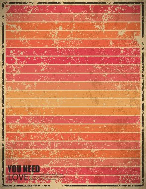 pink sun rise vintage background illustration 