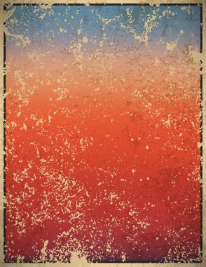 Colorful sky after the sunset. Natural Sky Background illustration