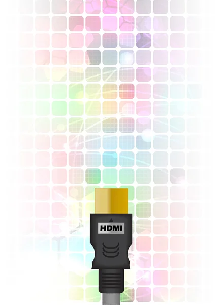 Tamanho HDMI de tecnologia abstrata — Fotografia de Stock