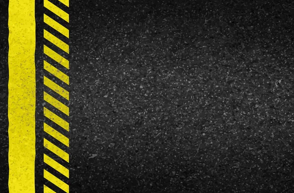 Danger arrows on asphalt texture. illustration — Stock Photo, Image