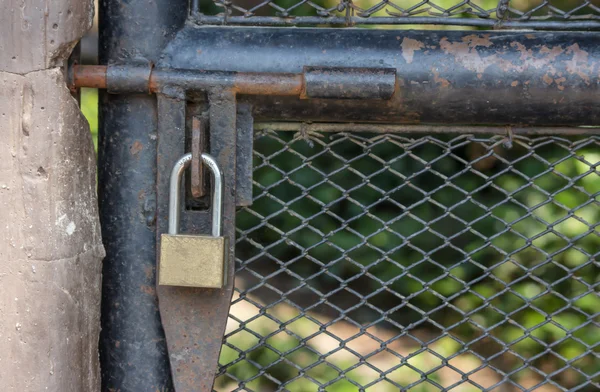 Old lock of storage — Stock Photo, Image