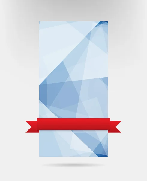 Abstrakt modrý design karty, ilustrace eps10 — Stock fotografie