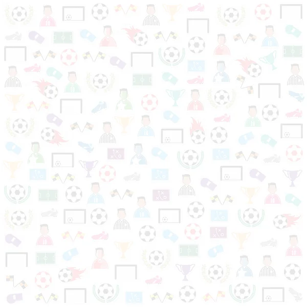 Soccer Icons background, . Illustration eps10 — Stok fotoğraf