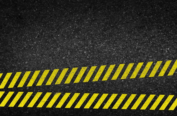 Danger arrows on asphalt texture. illustration — Stockfoto