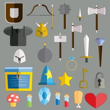 Game items illustration